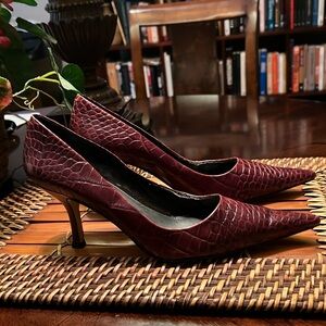 Nine West leather heels
